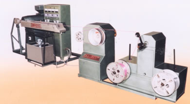 SJN系列包塑回形針絲包塑絲機組