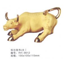 絨沙金工藝品 華爾街牛（大中?。? class=