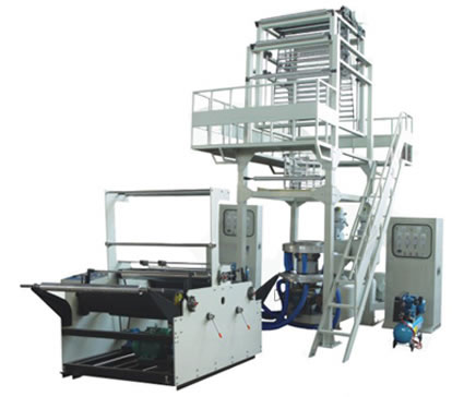 2TL-G系列兩層共擠旋轉(zhuǎn)機(jī)頭吹膜機(jī)組