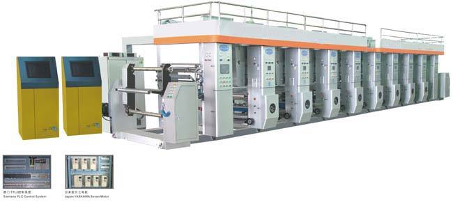 GWASY600-1200A型電腦高速凹版印刷機(收放料外置) 