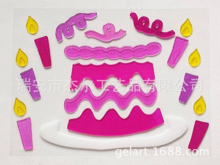 圣誕節(jié)果凍貼 TPR窗貼，果凍貼，節(jié)日裝飾，TPR軟膠貼