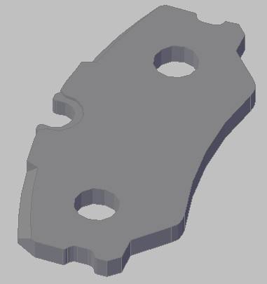 LD454剎車片鋼背