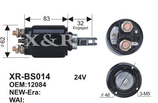 12V 起動機電磁開關 馬達開關 起動機配件