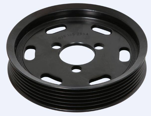 大眾捷達汽車發動機助力泵皮帶輪038145255A