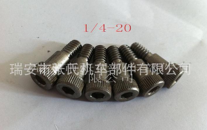 供應(yīng)1/4-20 內(nèi)六角螺絲