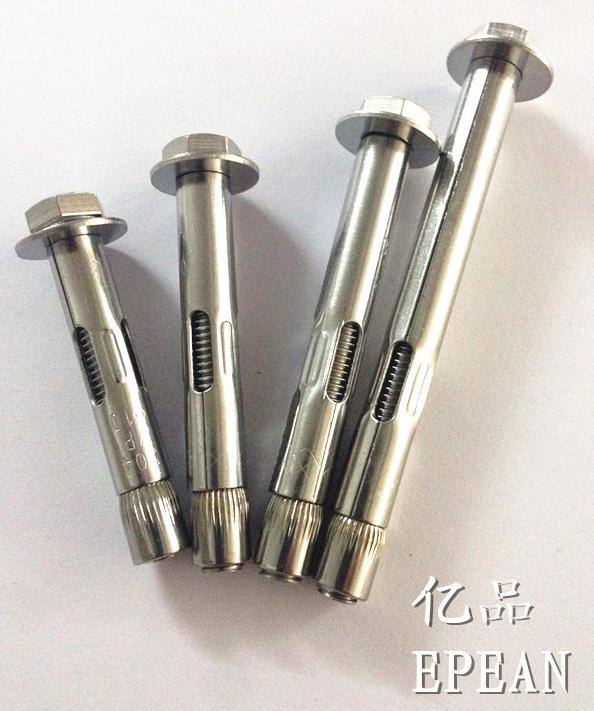 供應304不銹鋼外六角內膨脹螺絲，外六角拉爆 內膨脹M8*120
