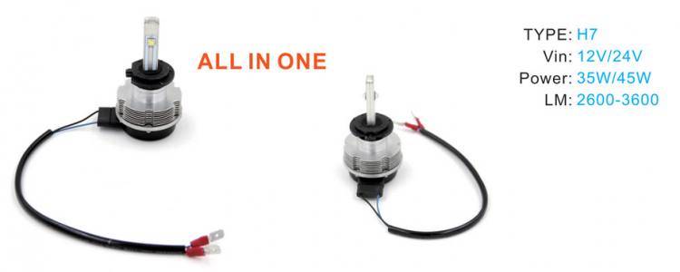  LED汽車(chē)前大燈 -> H7