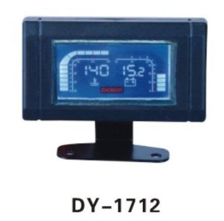 汽車改裝車儀表水溫電壓液晶組合表DY-1712