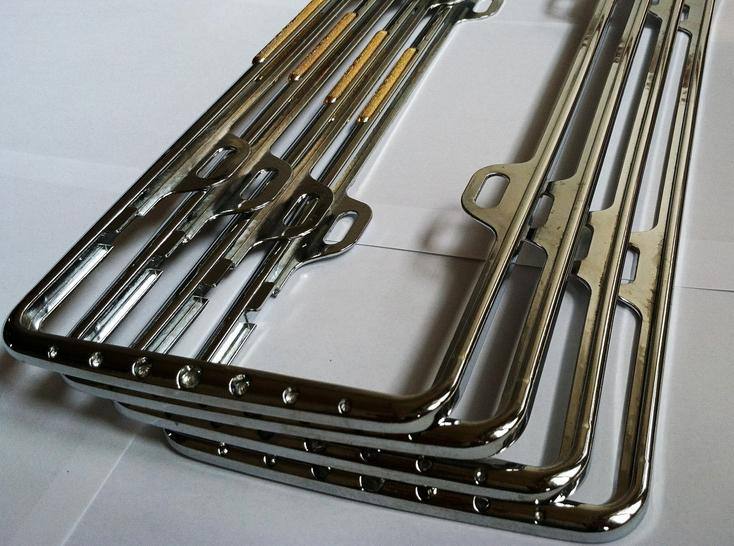 流線鉆石車牌框 鉆石牌照框 牌照架