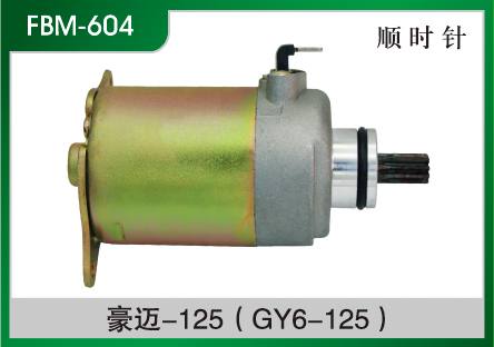豪邁-125(GY6-125) 摩托車起動電機