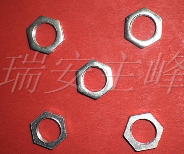 六角薄螺母
