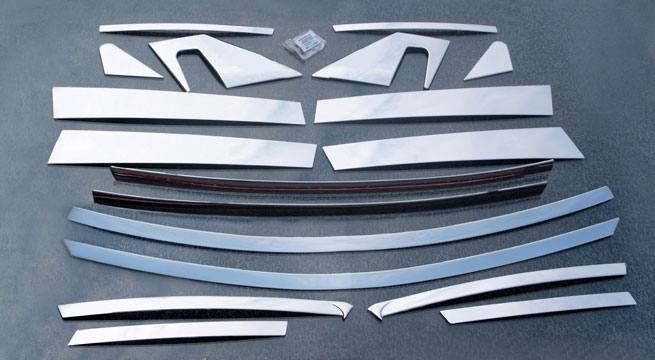 2013款RAV4上窗帶中柱（18件套）