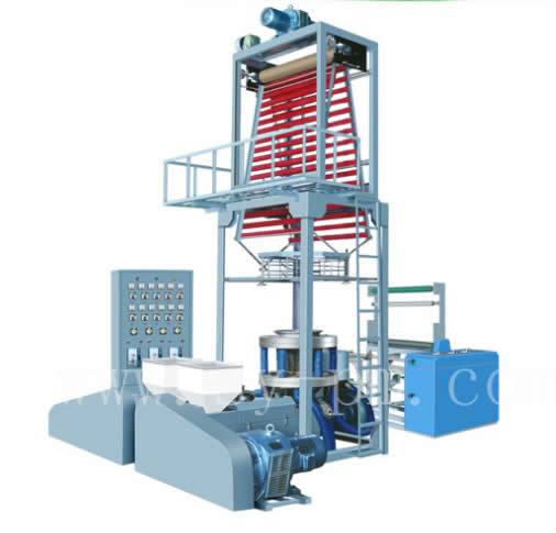 SJ-40型 高速 雙層共擠旋轉(zhuǎn)模頭吹膜機(jī)組