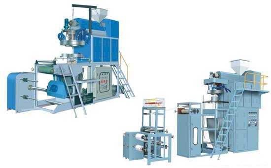 SJ-55（40、60、70）聚丙烯旋轉(zhuǎn)模頭吹膜機(jī)