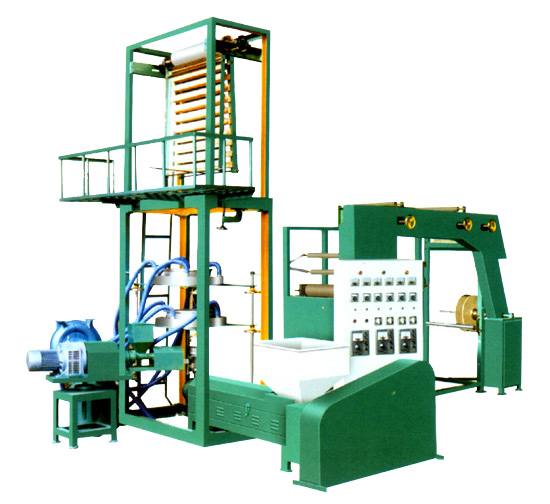 SJ-BD50型凹凸扣自封袋彩條吹模機組