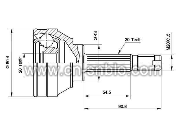 4247399球籠修理包 菲亞特、蘭旗亞、斯巴魯、西特(西亞特)