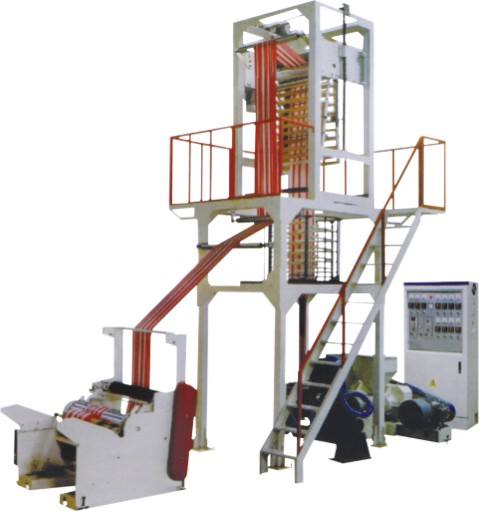 SJ-45*2、50*2、55*2雙色彩條吹膜機