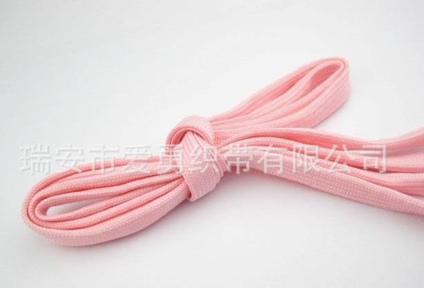 運動鞋 粉紅色 寬扁形鞋 定做長度 鞋帶廠家