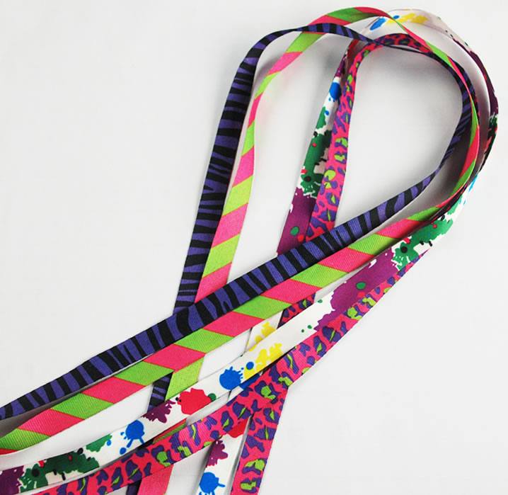 2014時尚運動休閑板鞋彩色寬扁形鞋帶印花圖案帶子批發廠家