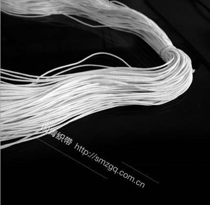 細松緊繩 1.5mm 本白色 做面具專用