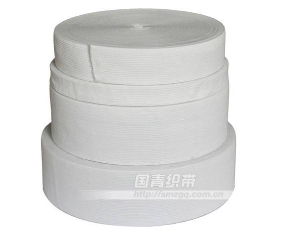 織帶廠家供應 鉤編松緊帶 各種規格 黑白為主 訂做彩色 服裝用帶