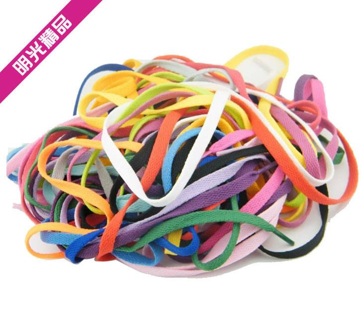 批發(fā)鞋帶 按色號定做鞋帶 七彩滌綸鞋帶 休閑鞋帶 運動鞋帶