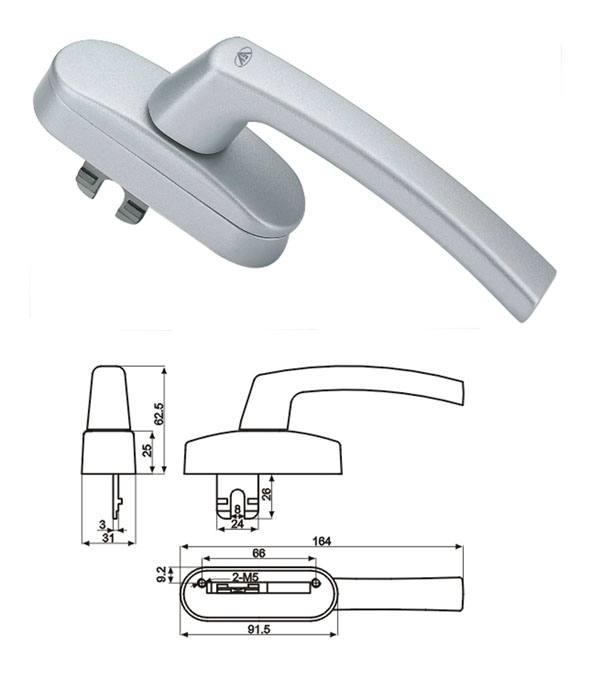 內(nèi)外開執(zhí)手