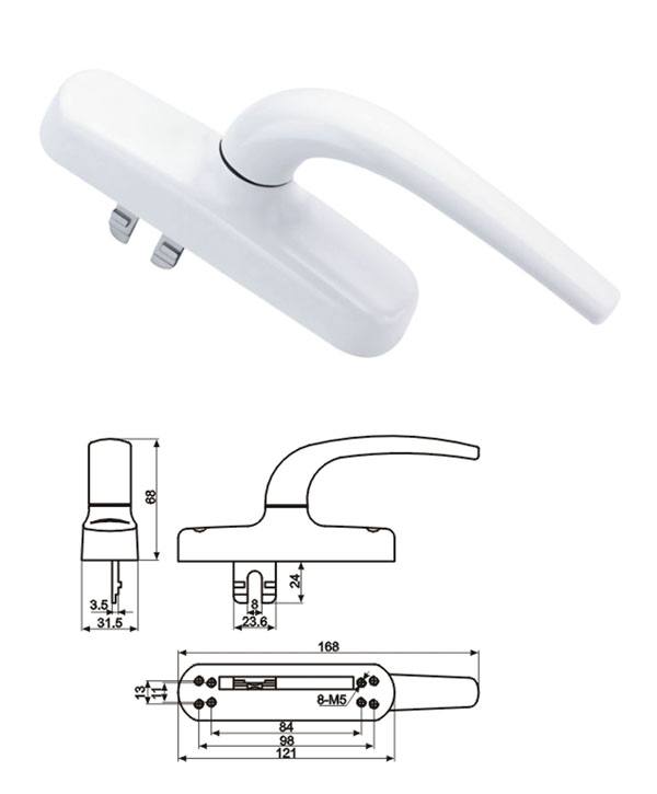 圓柄大把執(zhí)手（內(nèi)開）
