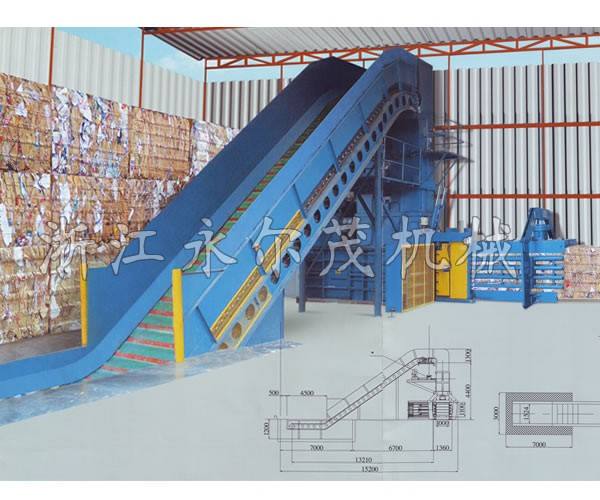 YEM-WX250型全自動廢紙打包機