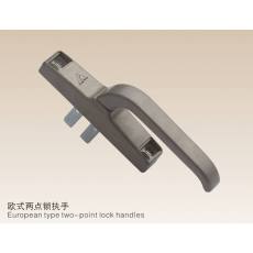 歐式兩點鎖執手