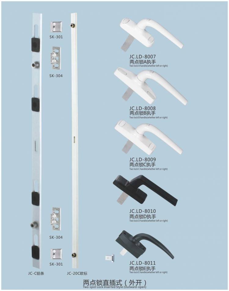 JC.ZS-601平開窗執(zhí)手