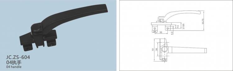 JC.ZS-604平開窗執(zhí)手