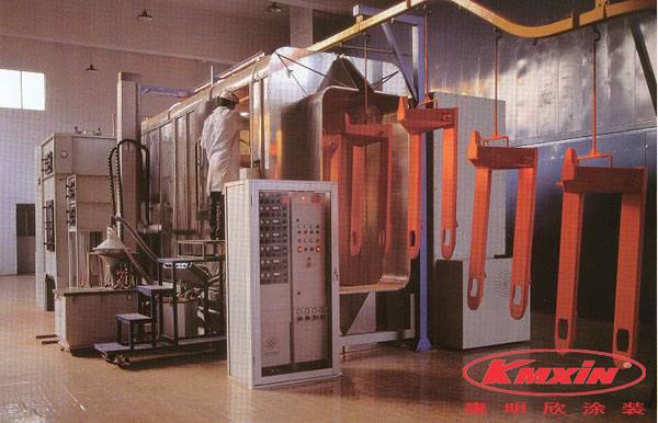 裝卸拖車噴塑涂裝生產線 