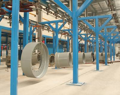 工程車輪轂涂裝生產(chǎn)線