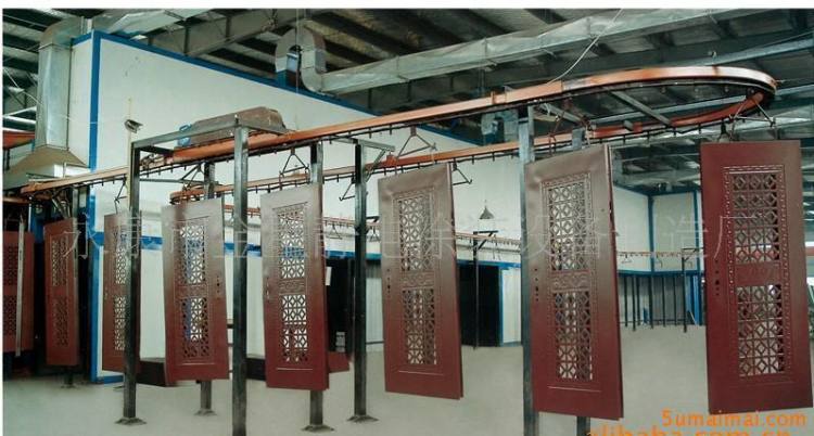 木質鋼門噴漆涂裝生產線質