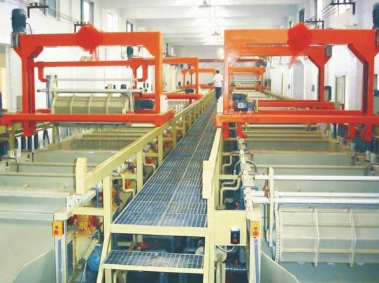 龍門式滾鍍?nèi)詣?dòng)生產(chǎn)線