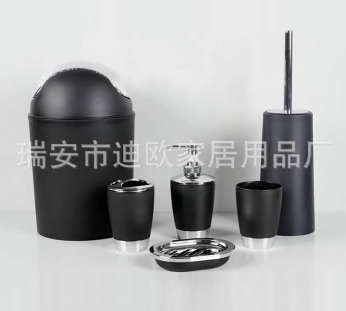 廠家直銷 塑料衛(wèi)浴七件套 贈品禮品盒裝 創(chuàng)意洗漱套件 家居用品