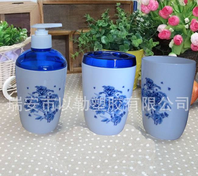 青花瓷三件套 衛(wèi)浴件套 青花瓷 浴室 青花瓷衛(wèi)浴三件套