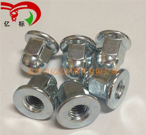 M6蓋型螺母，鍍鋅蓋帽