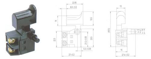 QH02-1按扭開關(guān) 電動工具開關(guān)