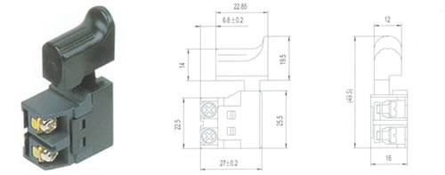 QH02-05按扭開關 電動工具開關