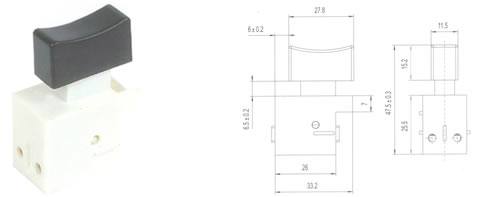 QH05-02按扭開關(guān) 電動工具開關(guān)