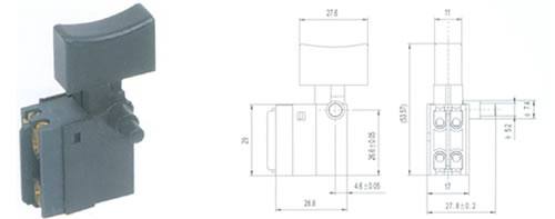 QH07-01按扭開關(guān) 電動工具開關(guān)