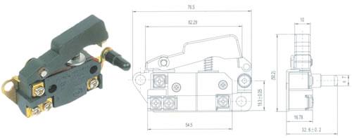 QH12-03按扭開(kāi)關(guān) 電動(dòng)工具開(kāi)關(guān)