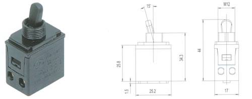 QH23-02倒板開關 電動工具開關