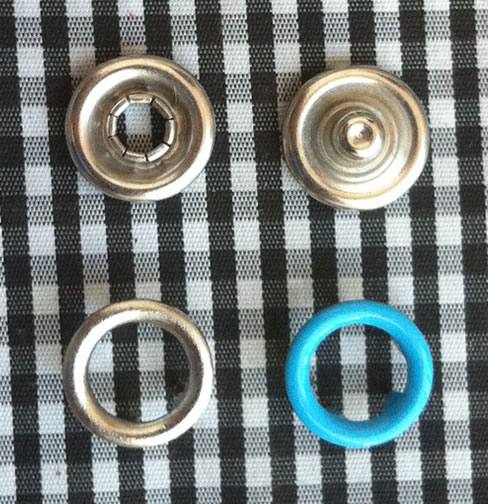 銅質五爪扣，五抓扣，噴漆五爪扣，五爪鈕，五抓鈕環保過檢針