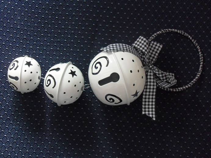 白色鈴鐺 噴塑鈴鐺 十字鈴 圓鈴