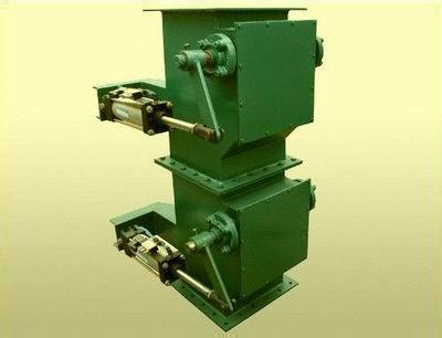 雙層氣動翻板閥