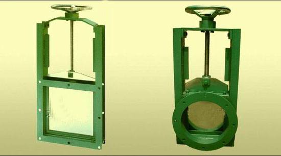 方口、圓口手動平板閘閥