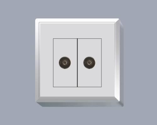 二位電視插座